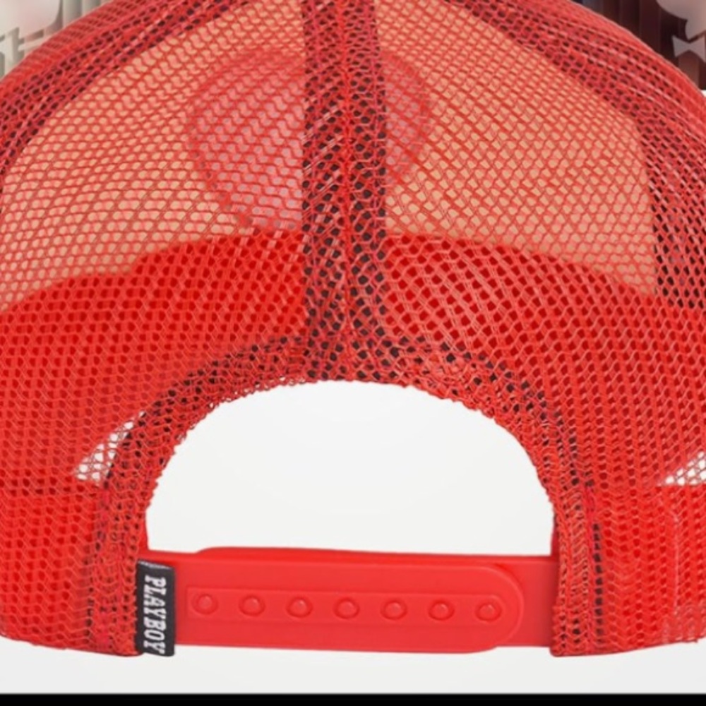 Playful Red and White Kids Cap - Picture 3 of 4
